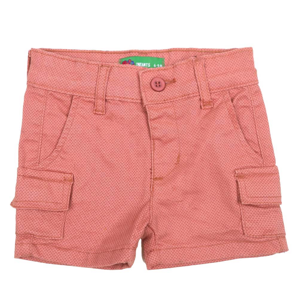 Infant Boys Short Cargo - Peach