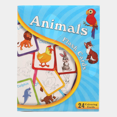 Animals Flash Cards For Kids 24 Cards