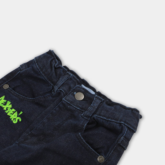 Infant Boys Pant Denim Character - DARK BLUE