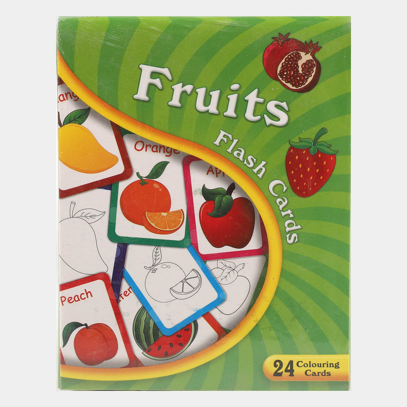 Fruits Flash Cards For Kids 24 Cards