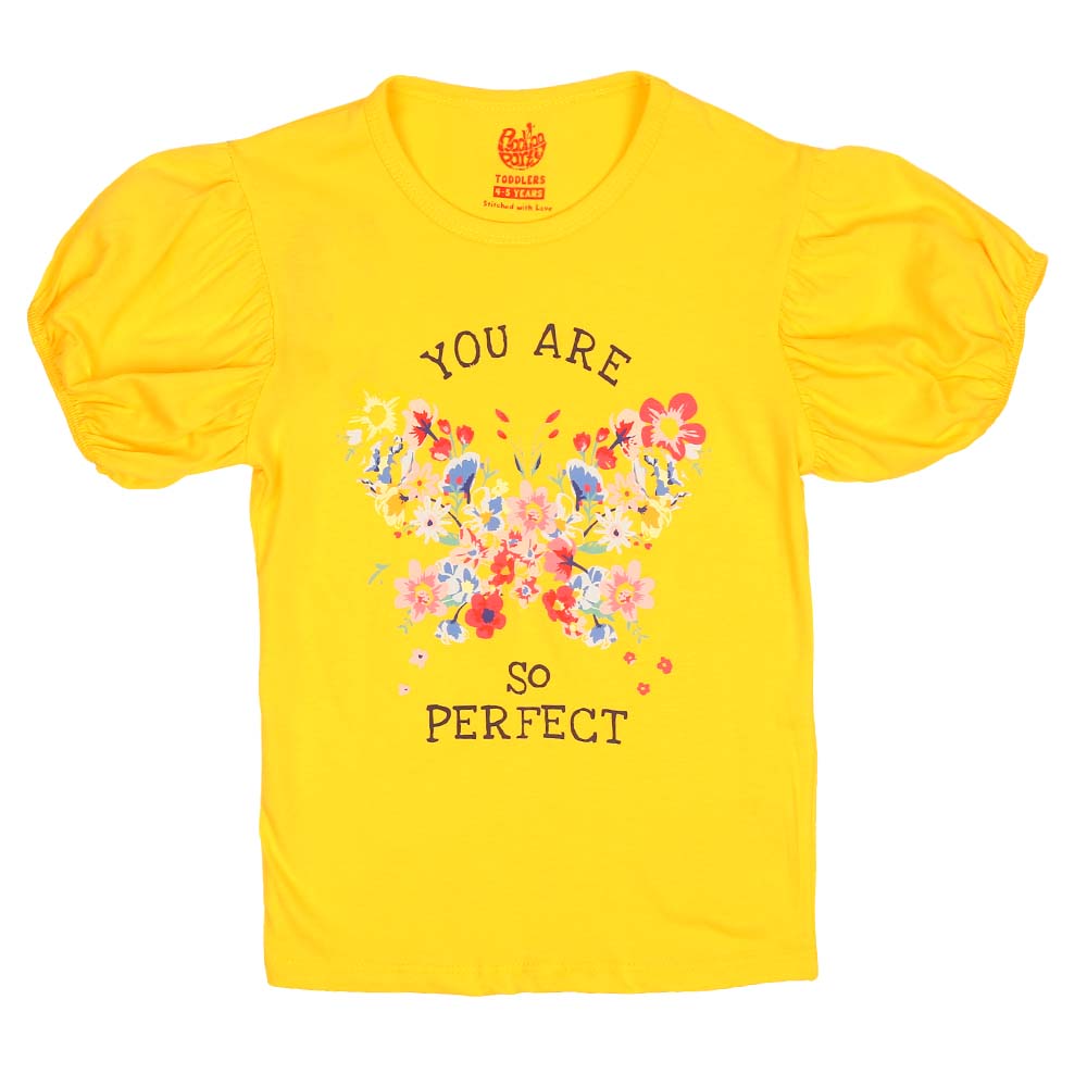 Girls T-Shirt Perfect - Citrus