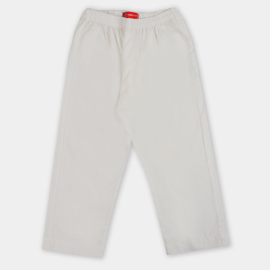 Boys Eastern Basic Pajama- White