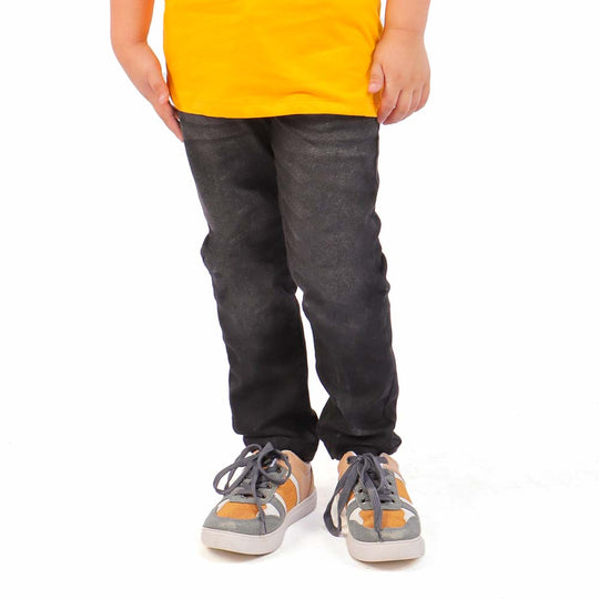Denim Basic Pant For Boys - Black