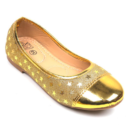 Girls Pumps Sp-27 - Golden