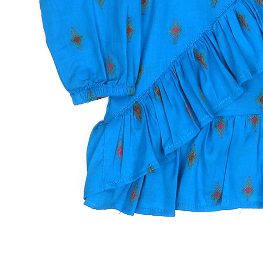 Infant Girls Casual Top Moon Light - Turquoise