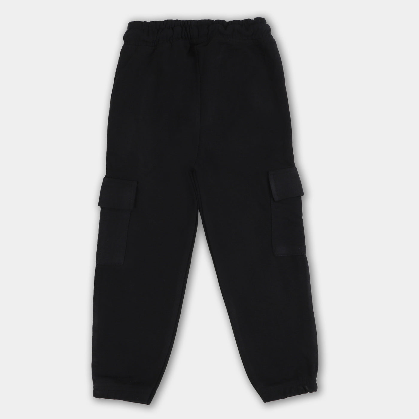 Boys Terry And Fleece Pajama Twin Pocket - BLACK