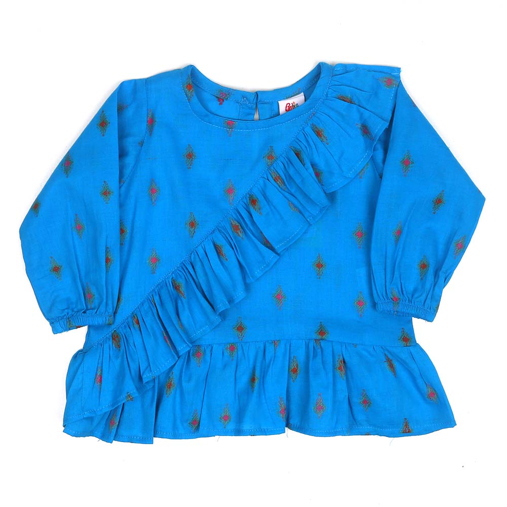 Infant Girls Casual Top Moon Light - Turquoise