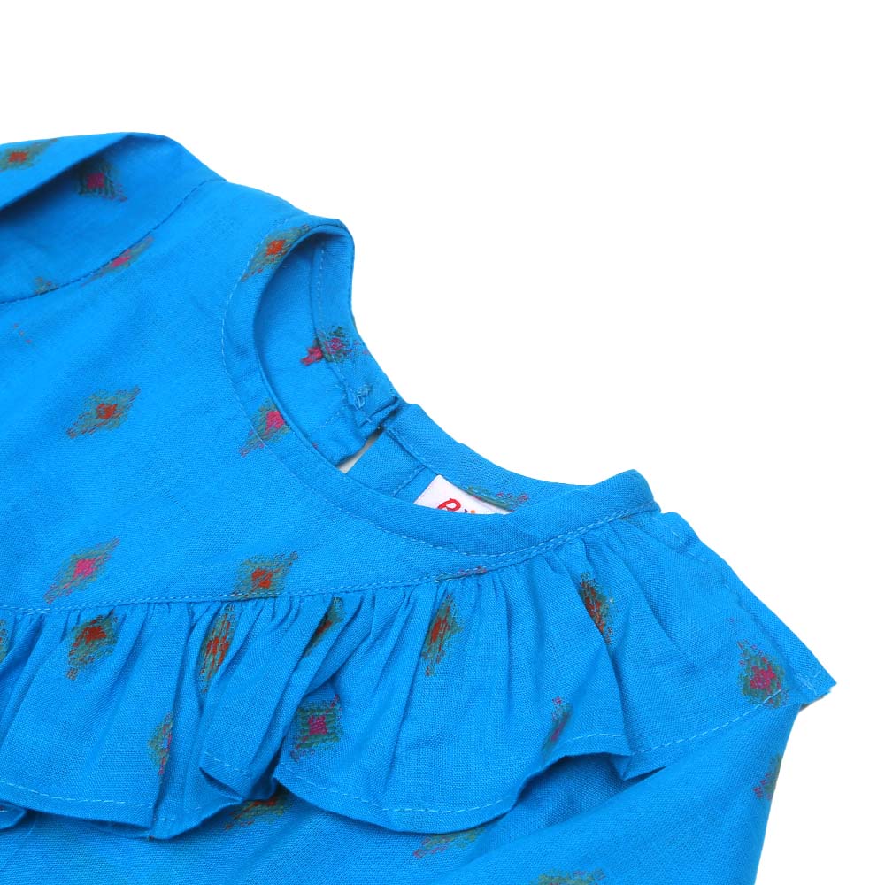 Infant Girls Casual Top Moon Light - Turquoise