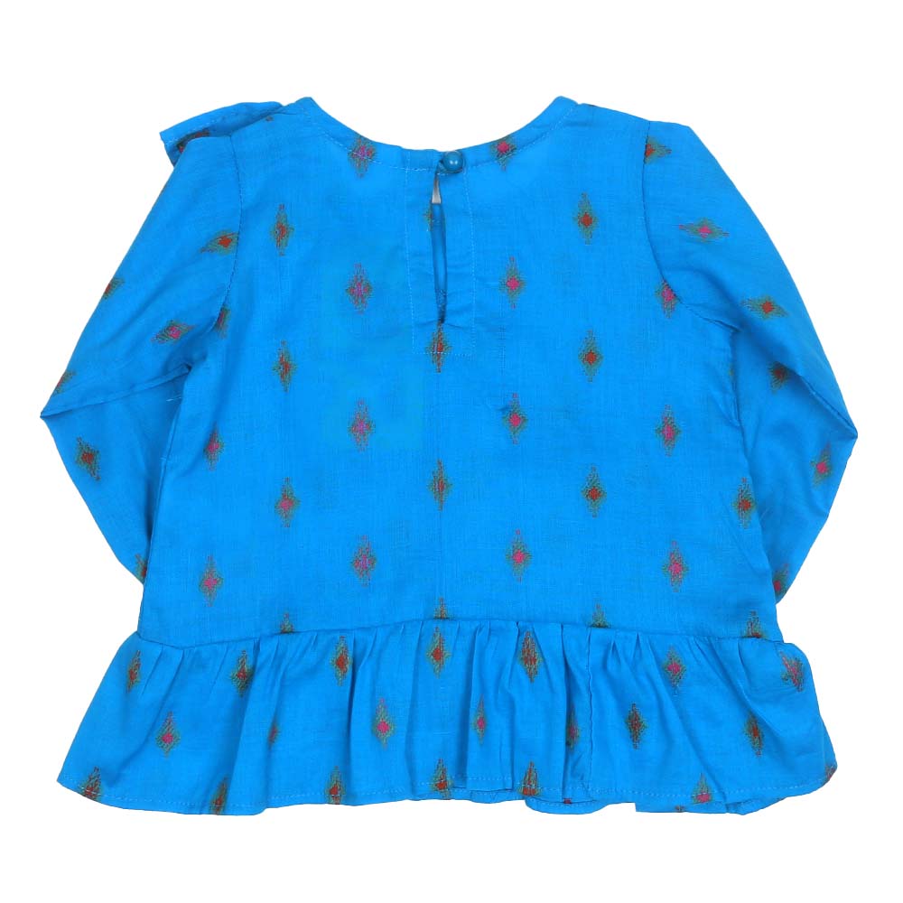 Infant Girls Casual Top Moon Light - Turquoise
