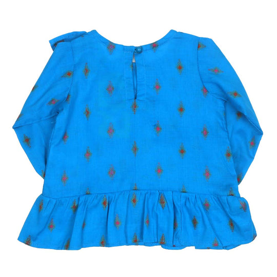 Infant Girls Casual Top Moon Light - Turquoise