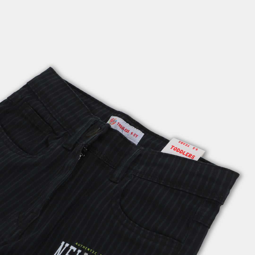 Girls Pant Cotton New York - BLACK