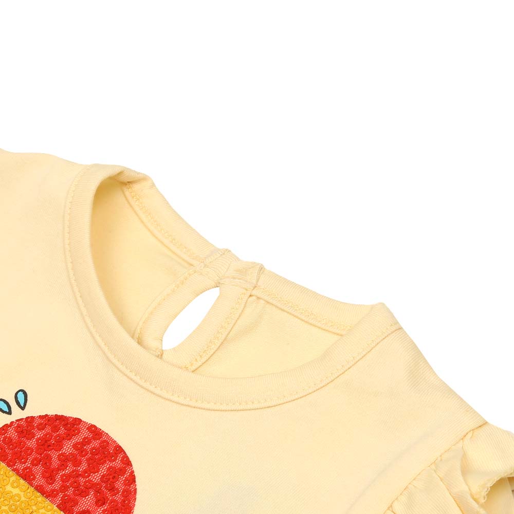 Infant Girls T-Shirt Summer Vibes - Cream