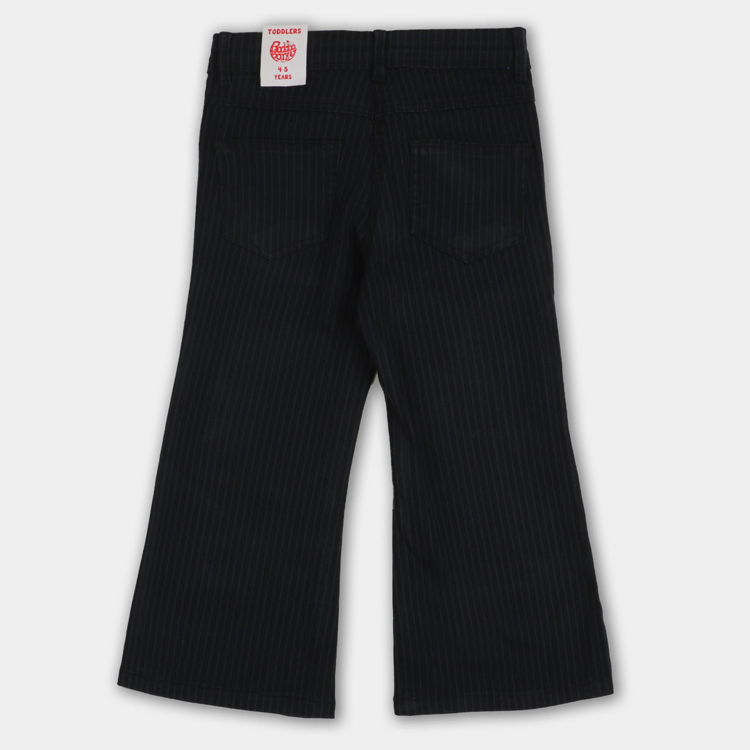 Girls Pant Cotton New York - BLACK