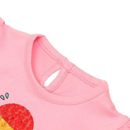 Infant Girls T-Shirt Summer Vibes - Pink A Boo