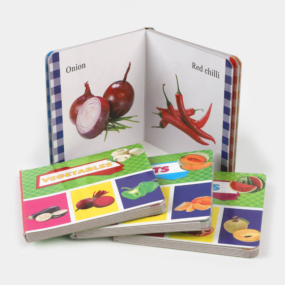 My Fruits & Vegetables Pocket Library Pack Of 4