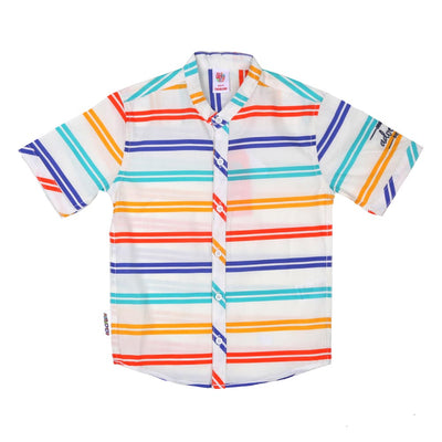 Adventure Begin Casual Shirt For Boys - Stripes