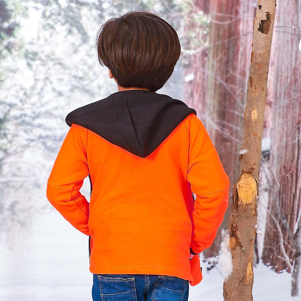 Looking Forward Jacket For Boys - Orange