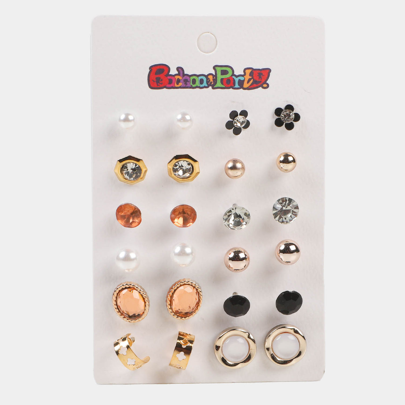 12 Pairs Charming Ears Tops For Girls