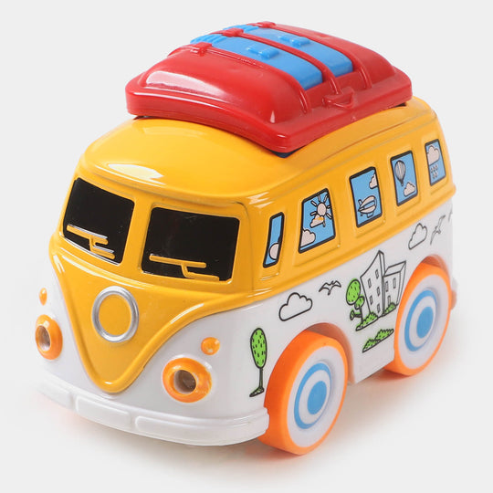 Die Cast Mini Bus Model Toy For Kids