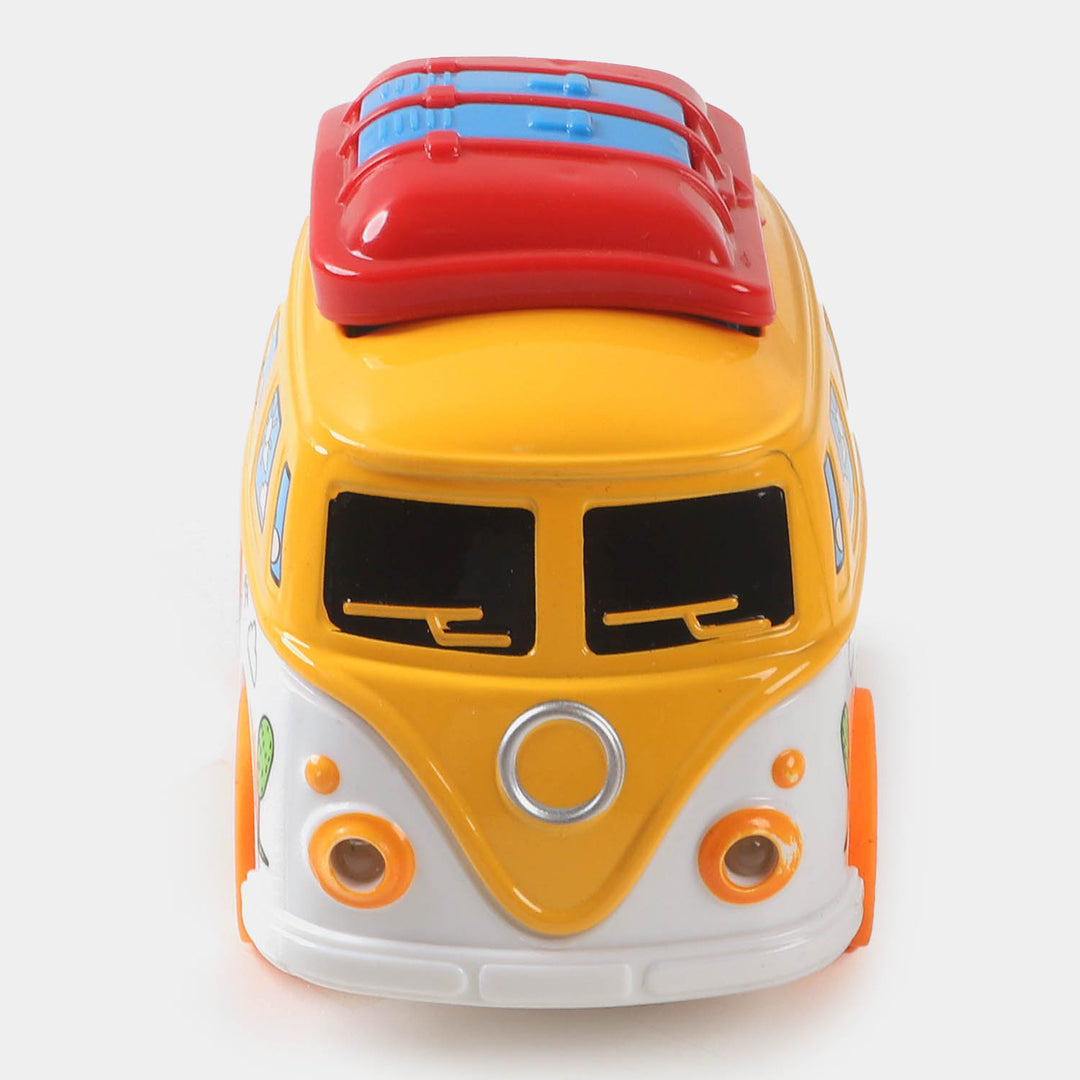 Die Cast Mini Bus Model Toy For Kids