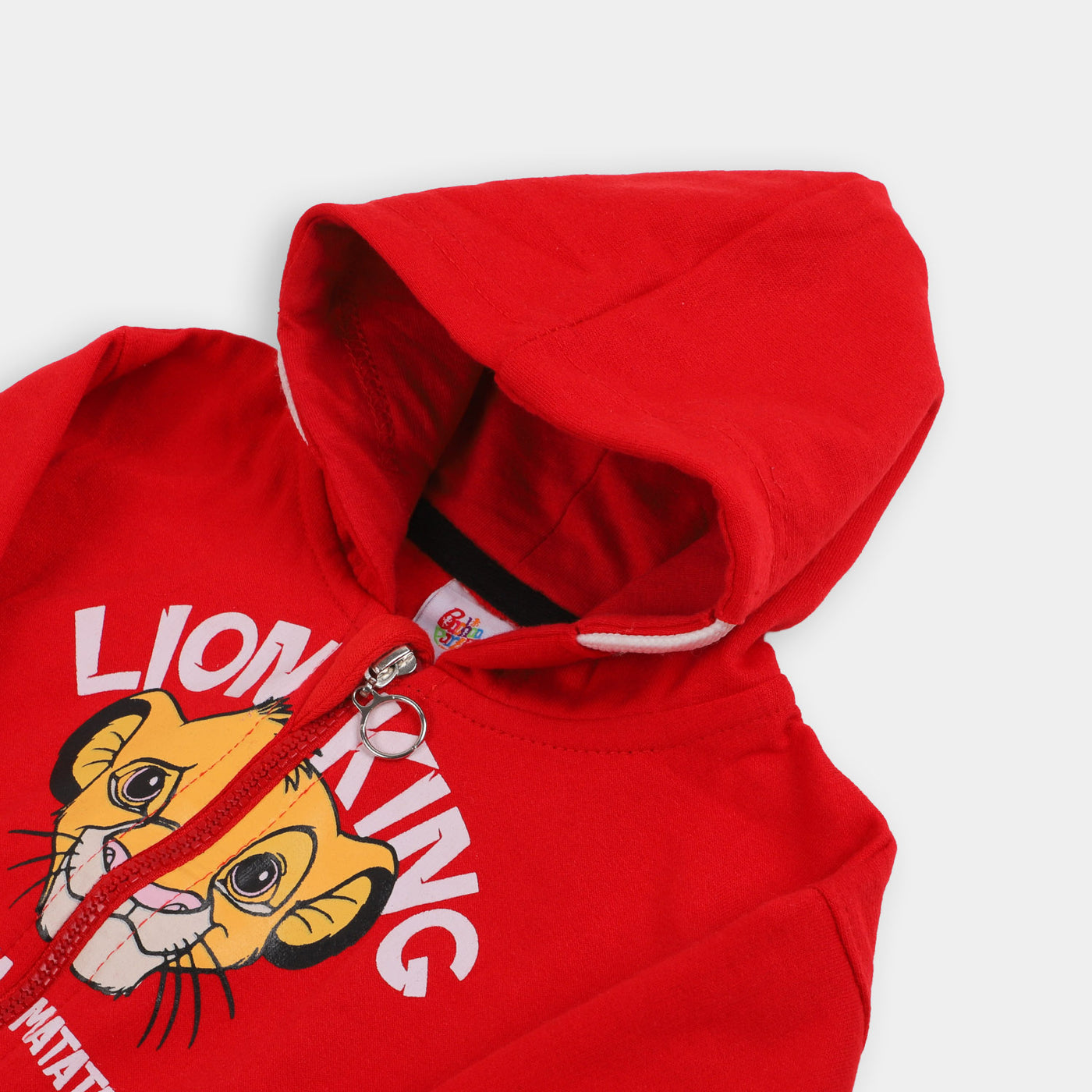 Infant Boys Knitted Hooded Jacket Lion King - Red
