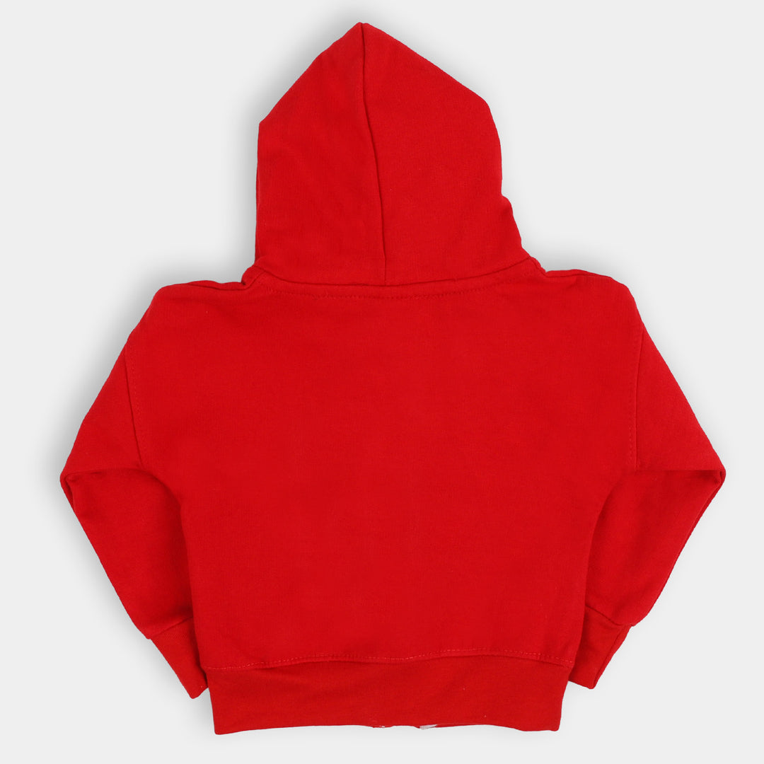 Infant Boys Knitted Hooded Jacket Lion King - Red