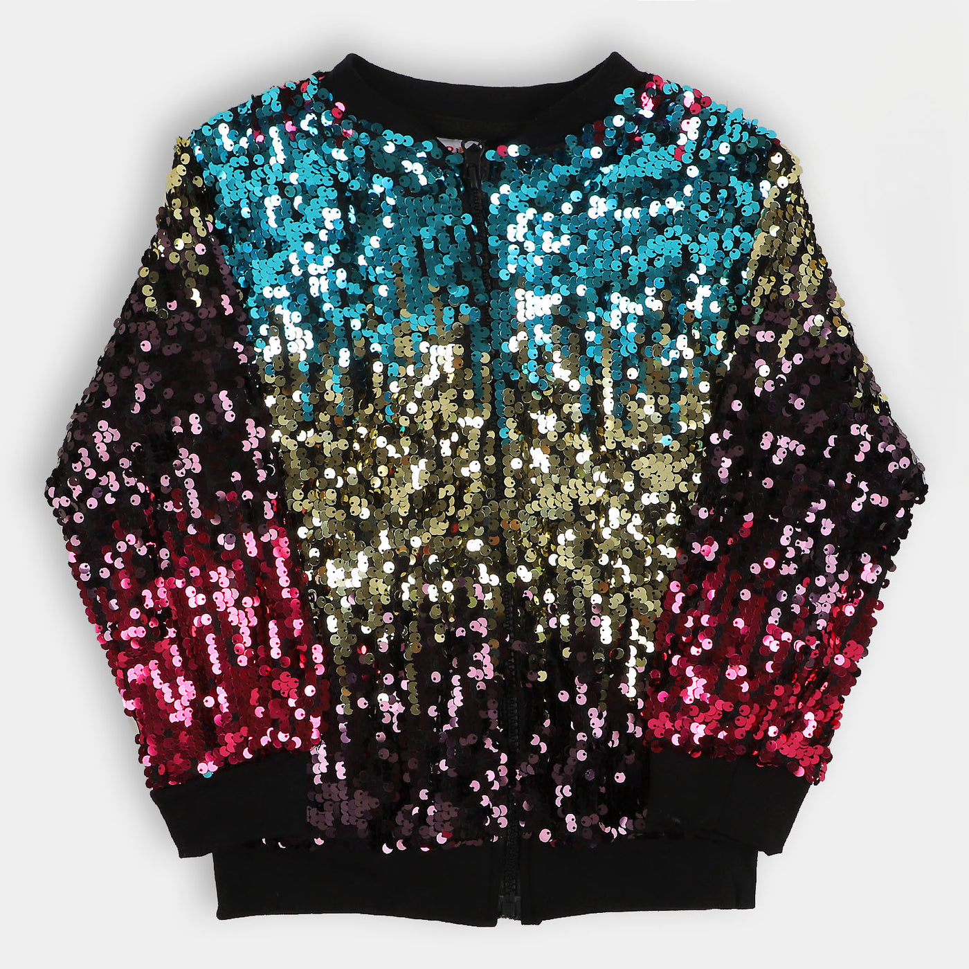 Girls Jacket Sequins S002 F2 - Multi