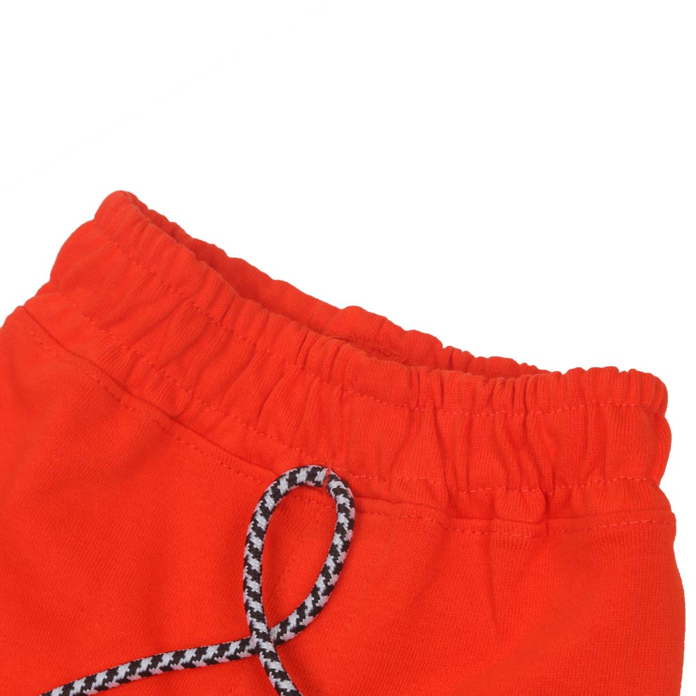 Infants Boys Shorts Knitted Applique - Orange