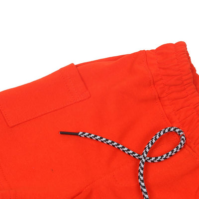 Infants Boys Shorts Knitted Applique - Orange