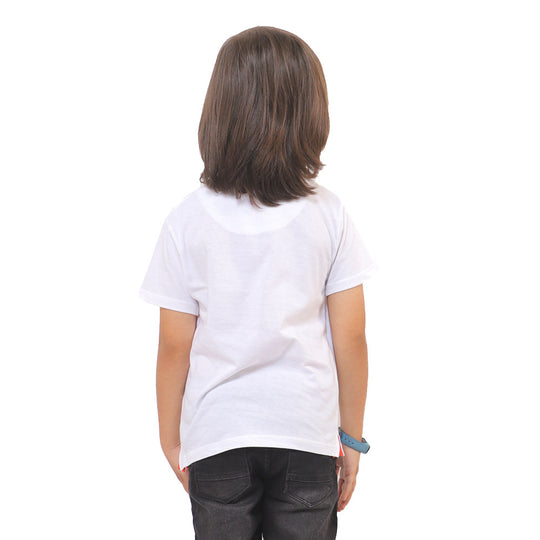 Boys T-shirt Live Free - B.White