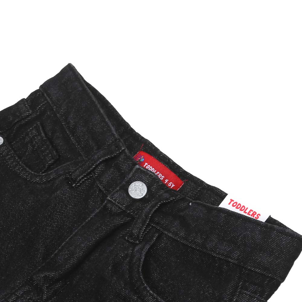 Boys Short Denim Basic SD - BLACK