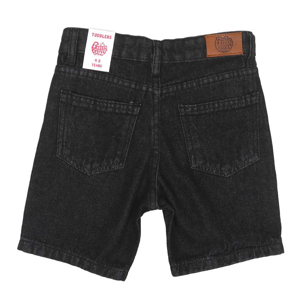 Boys Short Denim Basic SD - BLACK