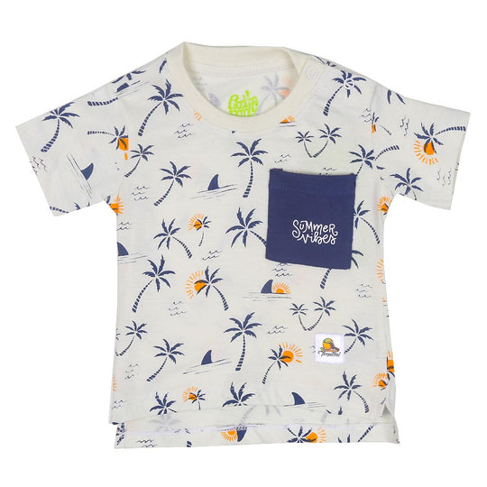 Infant Boys T-Shirt Summer Vibes - Barleyblue