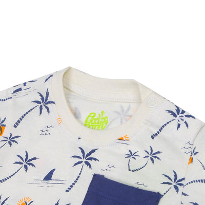 Infant Boys T-Shirt Summer Vibes - Barleyblue