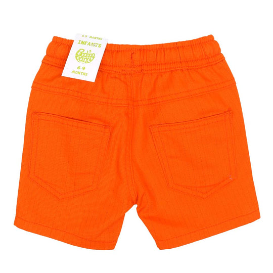 Infant Boys Short Cotton Basic - ORANGE