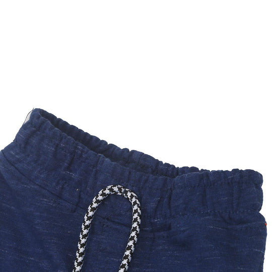 Infants Boys Shorts Knitted Applique - Navy