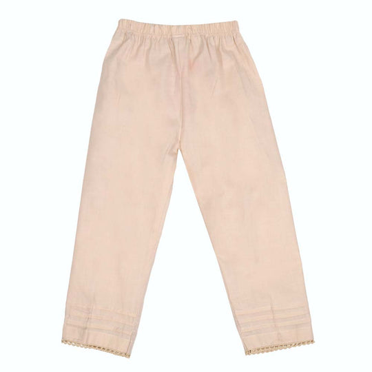 Girls Trouser Pleats - BEIGE