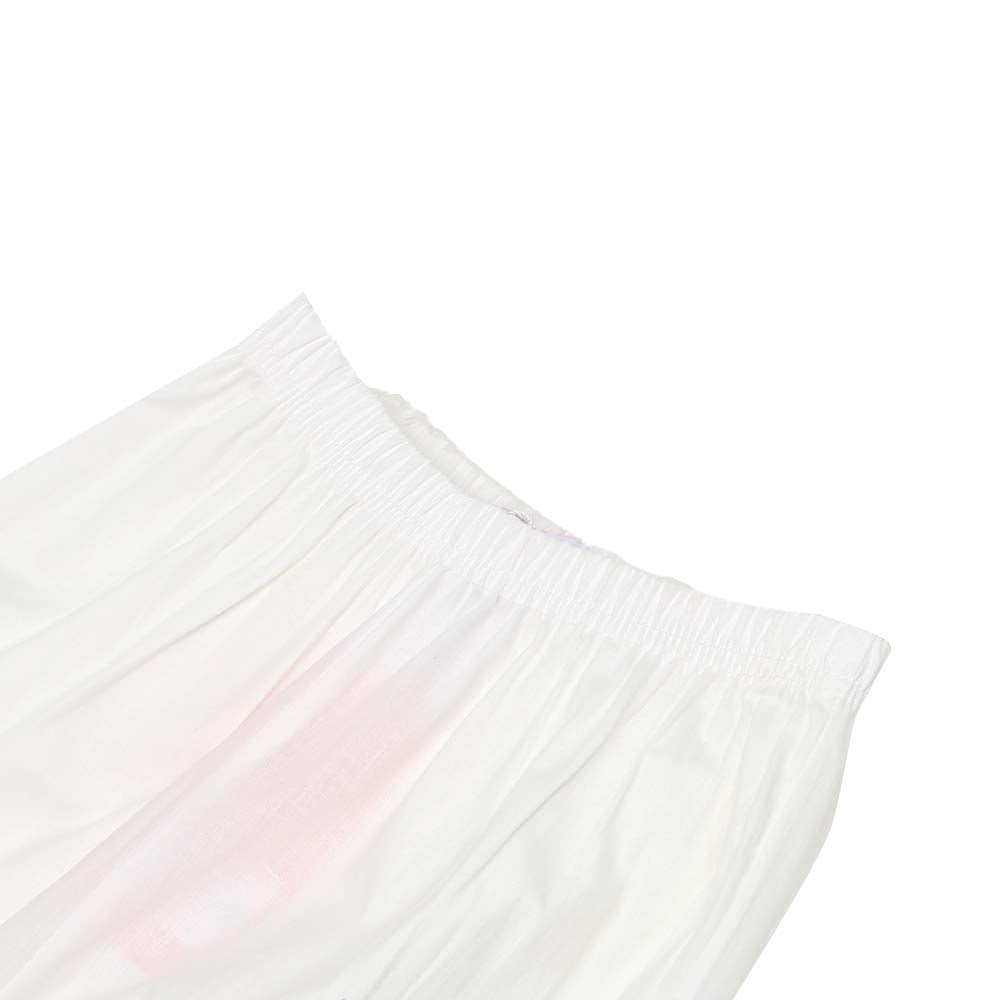 Girls Trouser Pleats - White