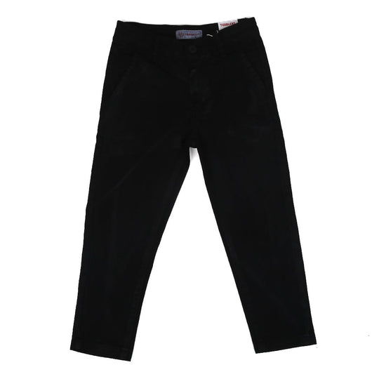 Boys Pants Cotton B-M - Jet Black