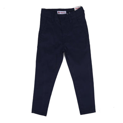 Boys Pant Cotton-Navy Blue