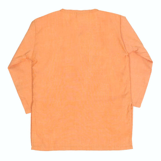 Infant Boys Kurta Plain Basic - Lt.Orange