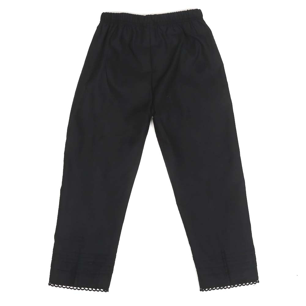 Girls Trouser Pleats - BLACK