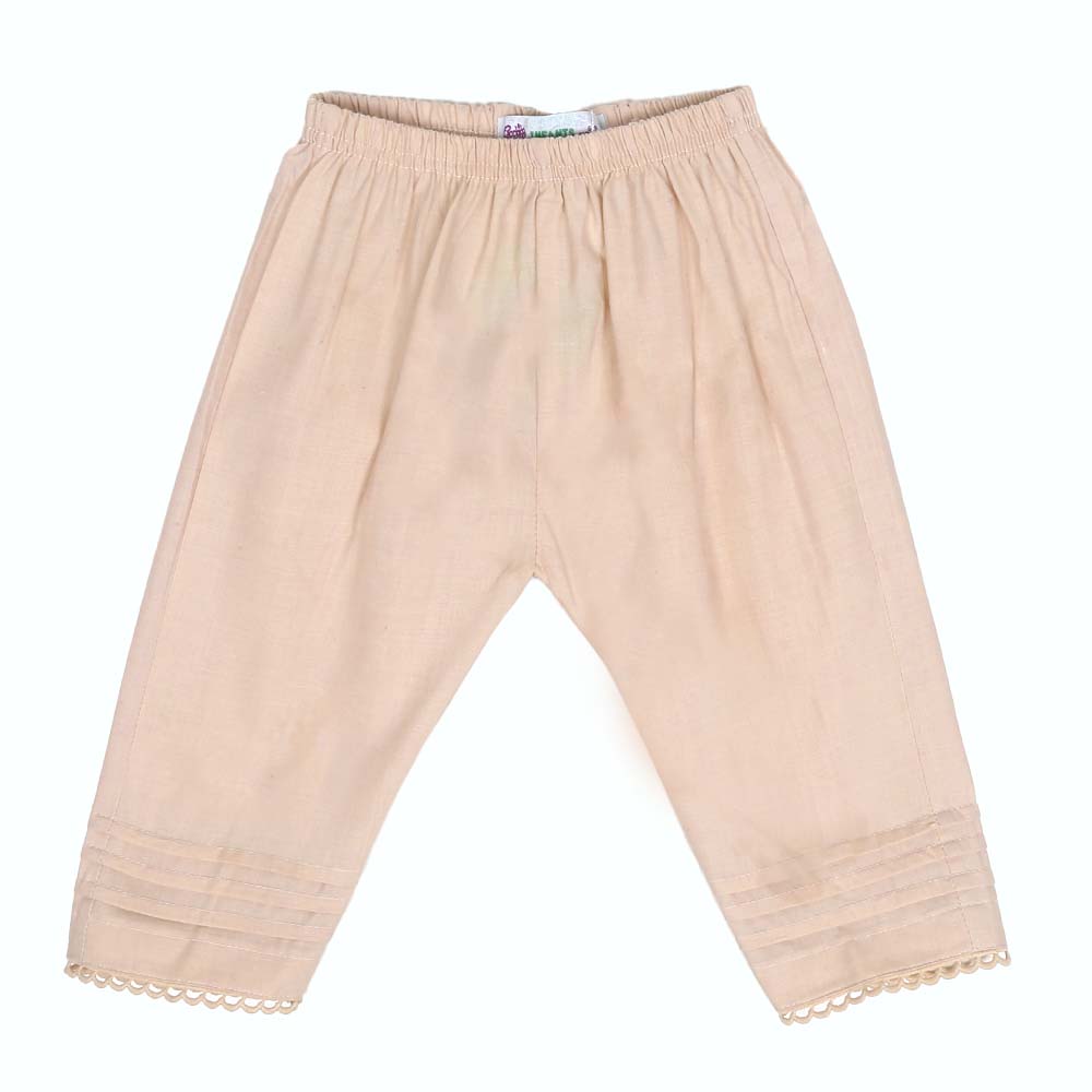 Infant Girls Trouser Pleats - BEIGE