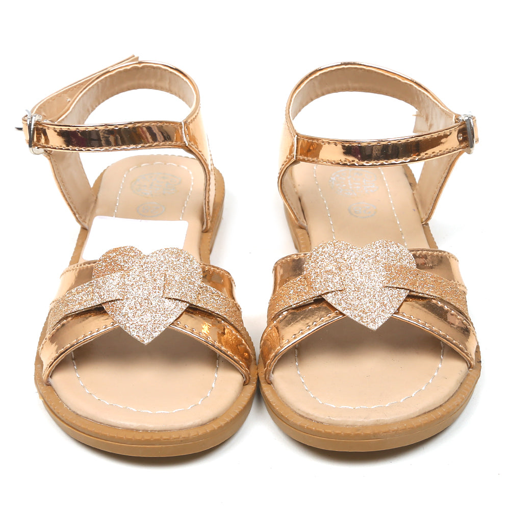 Girls Sandal 909-10-Peach