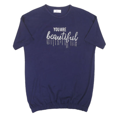 Girls T-Shirt Beautiful - Navy