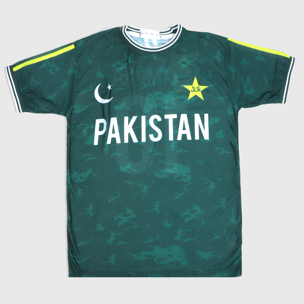 Boys Teens T-Shirt H/S Champion Pakistan - Green