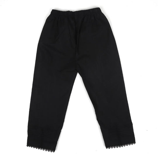 Girls Trouser Pleated - Black