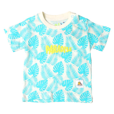 Infants Boys T-Shirt Paradise - Aqua Green