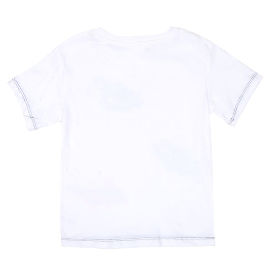 Boys T-shirt Sharks Specs-B.White