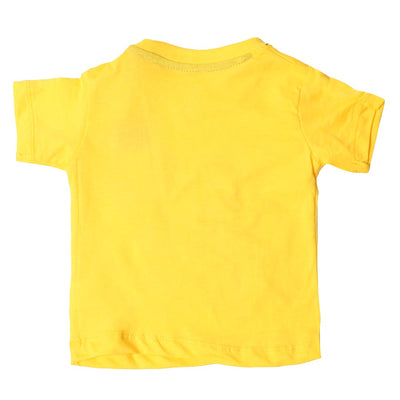 Infant Boys Round Neck T-Shirt City - Yellow